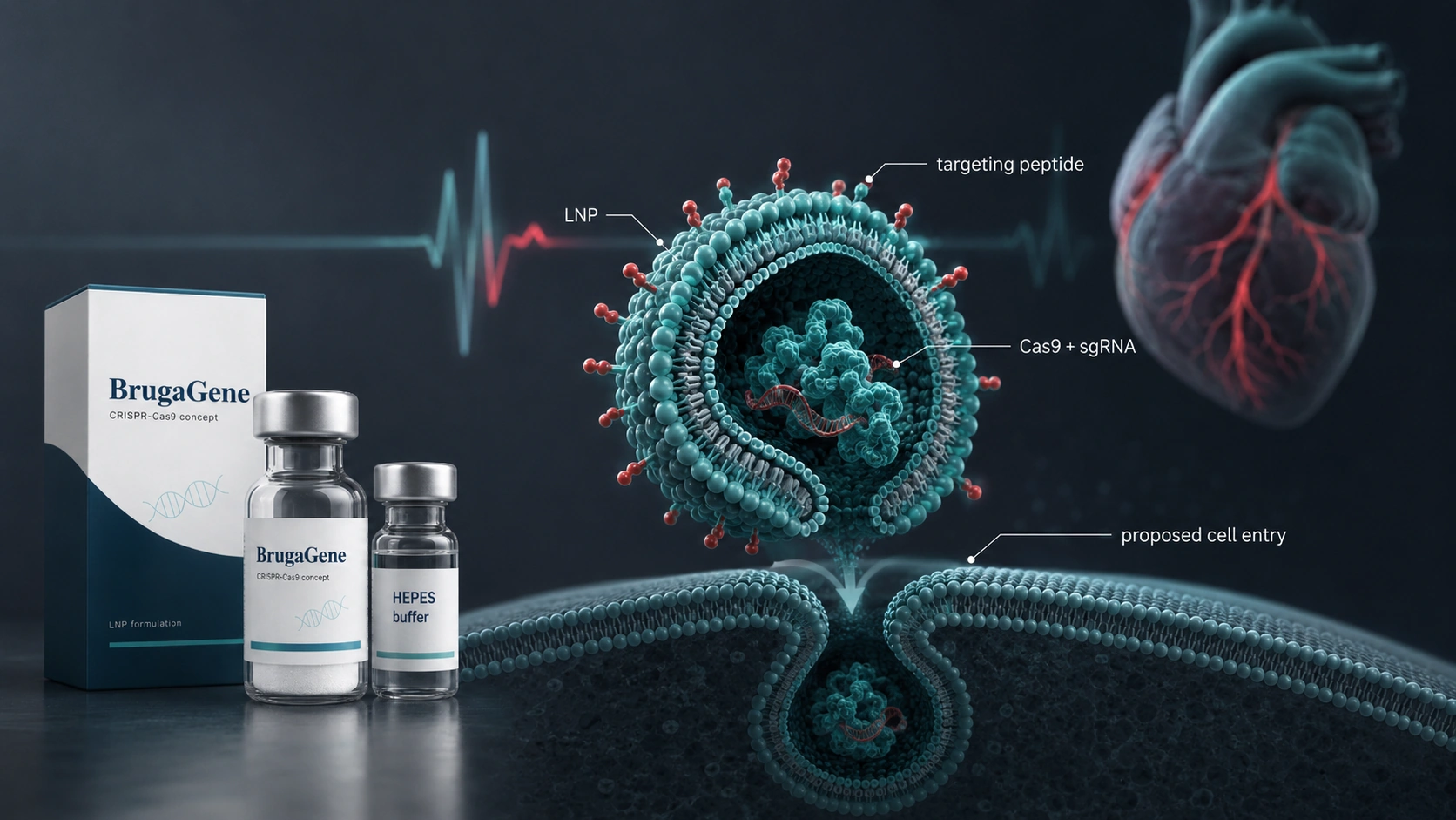 Cardiac-targeted lipid nanoparticle delivery